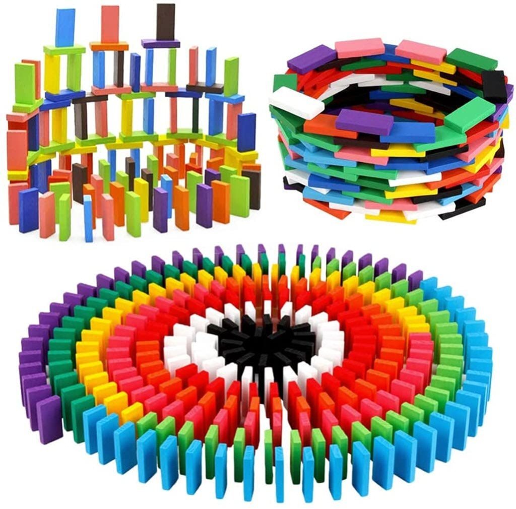 120 pcs Wooden Domino Game