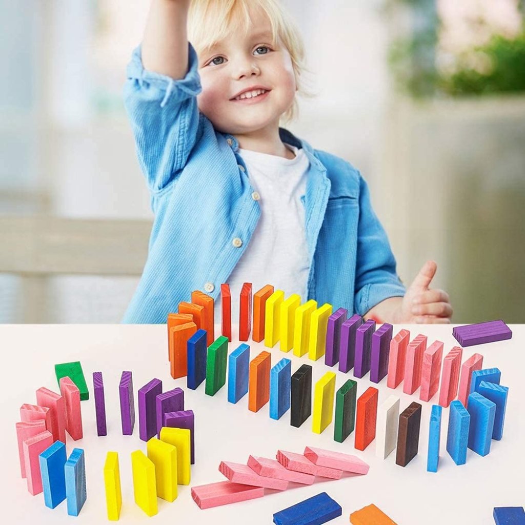 120 pcs Wooden Domino Game