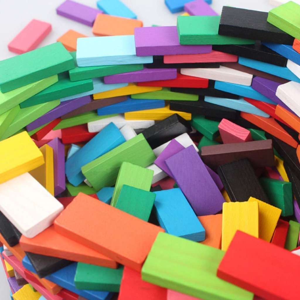 120 pcs Wooden Domino Game