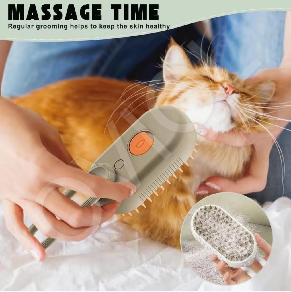 3 in 1 Pet Steam Brush