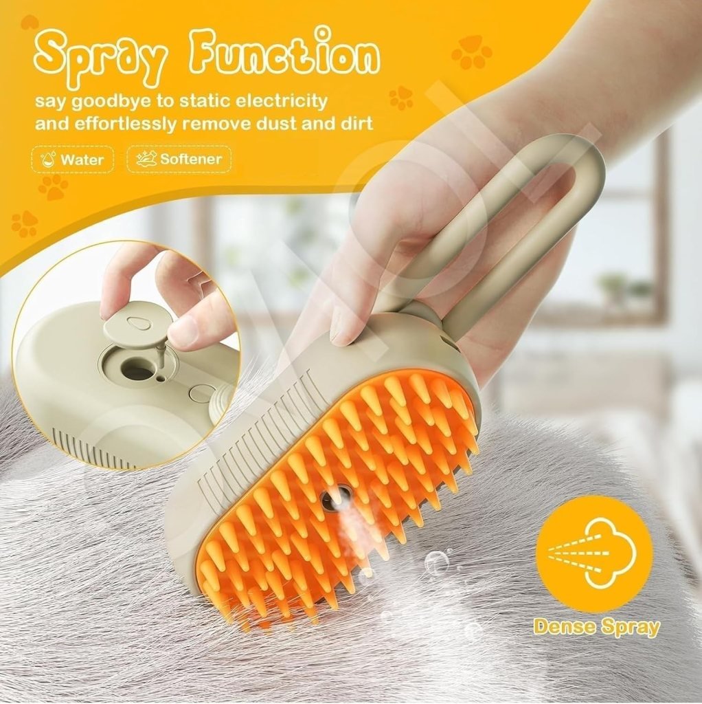 3 in 1 Pet Steam Brush