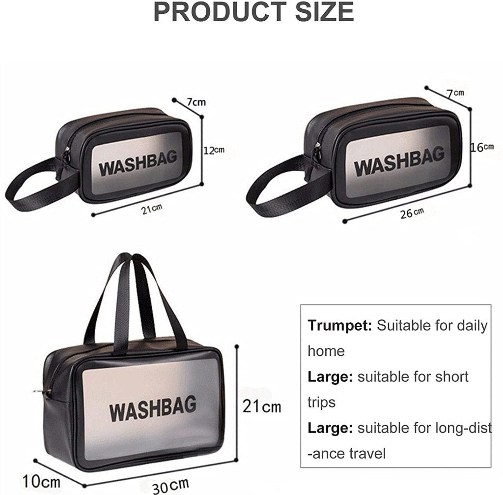 3 pcs Wash Bag