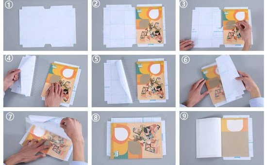30pcs Waterproof Plastic Book Cover