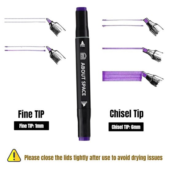 48 pcs Color Markers Pen
