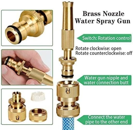Brass Nozzle Water Spray Gun