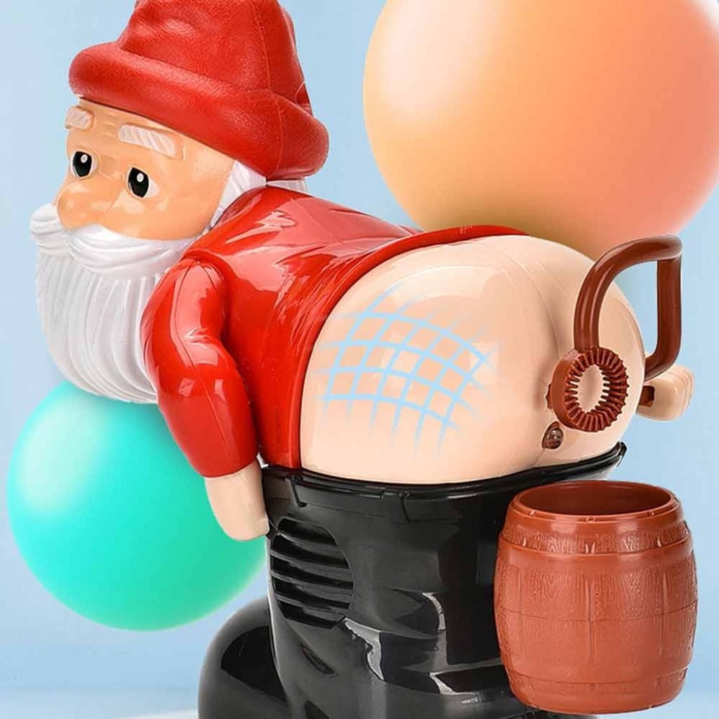 Bubble Blowing Santa Flashing Lights and Music