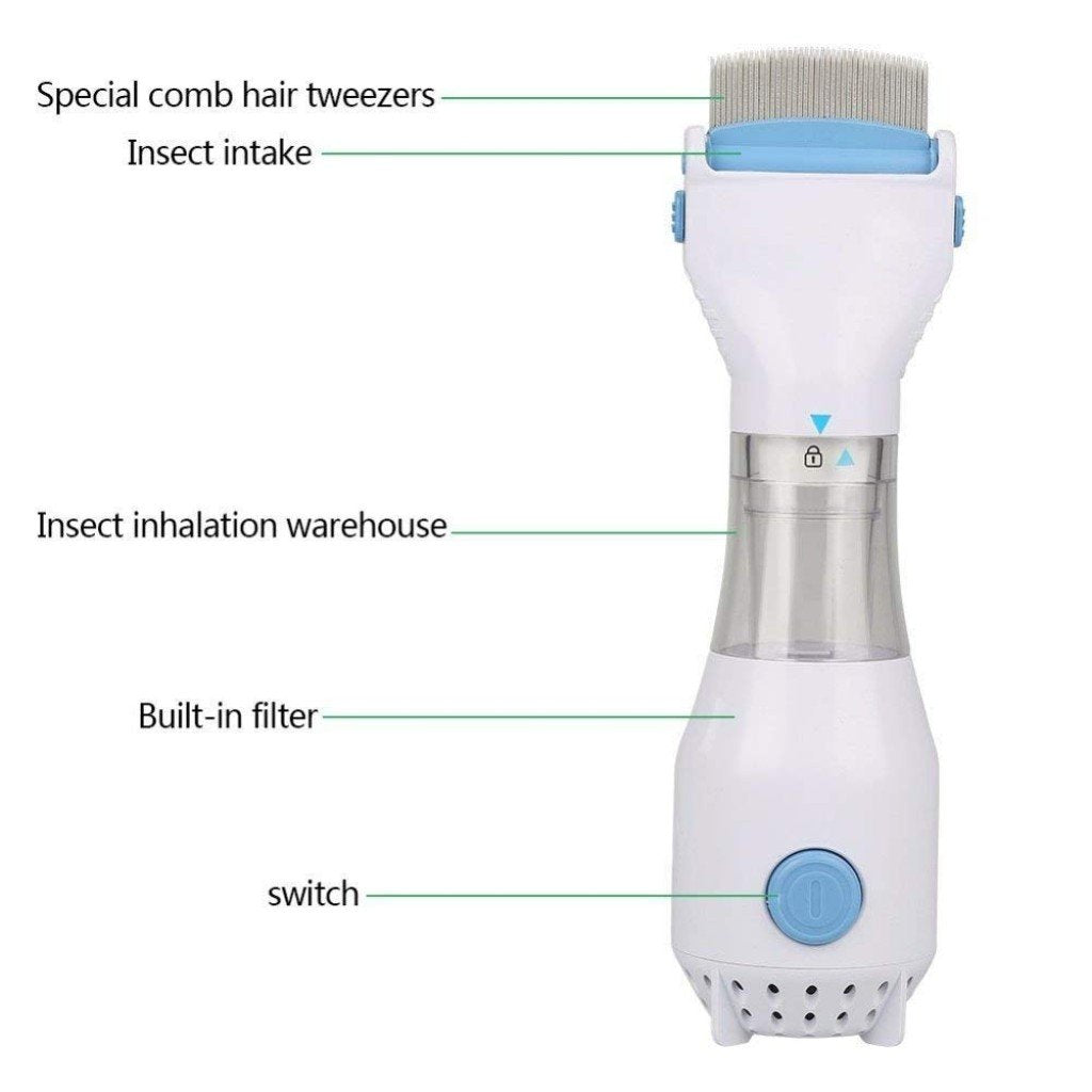 Electrical V Comb Head Lice Remover
