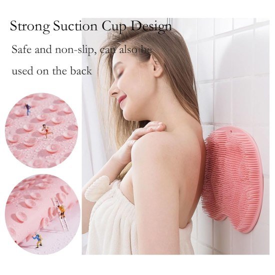 Foot Shower Scrubber Massager Mat