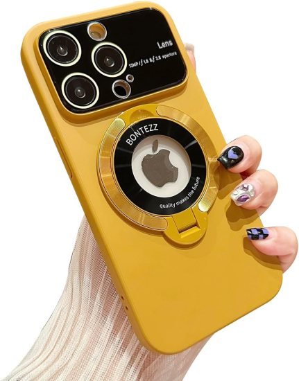 Golden iPhone 14 Pro Max Mobile Cover