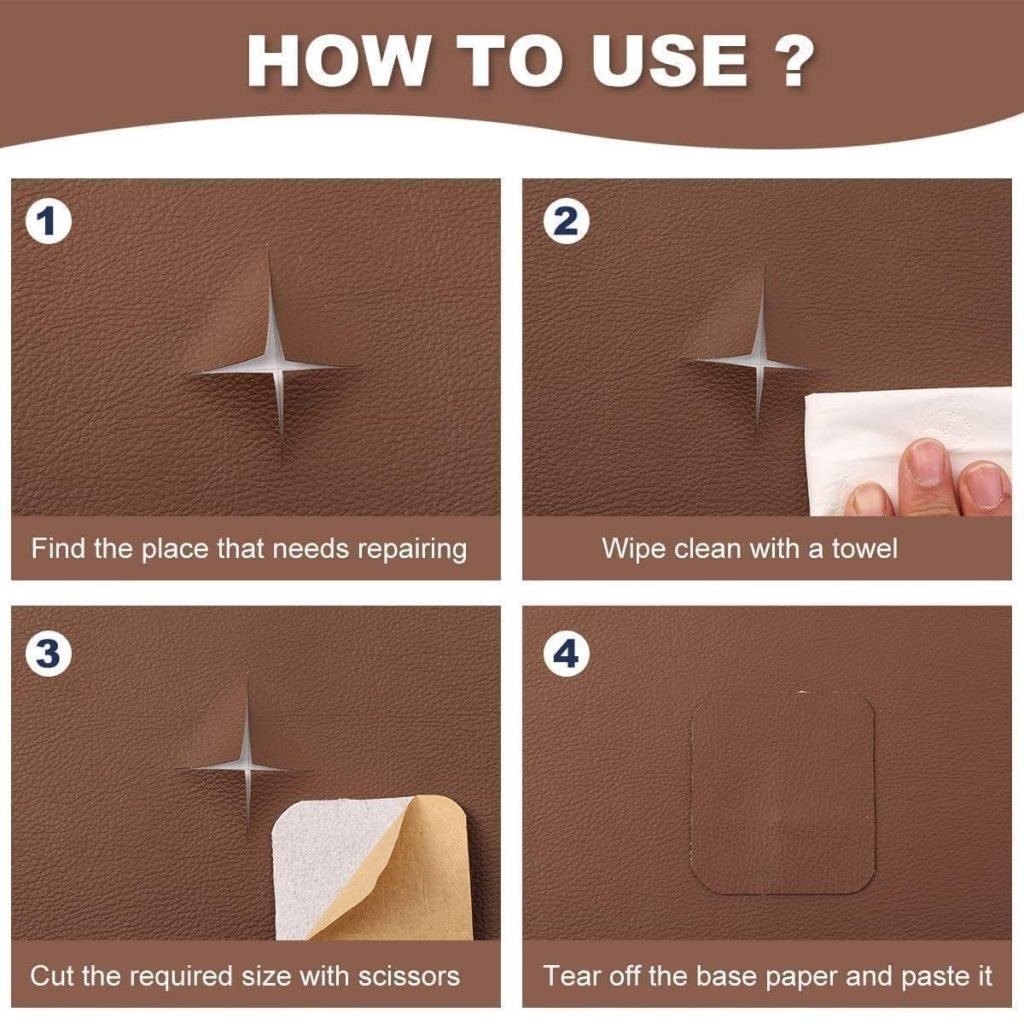 Leather Patch Brown