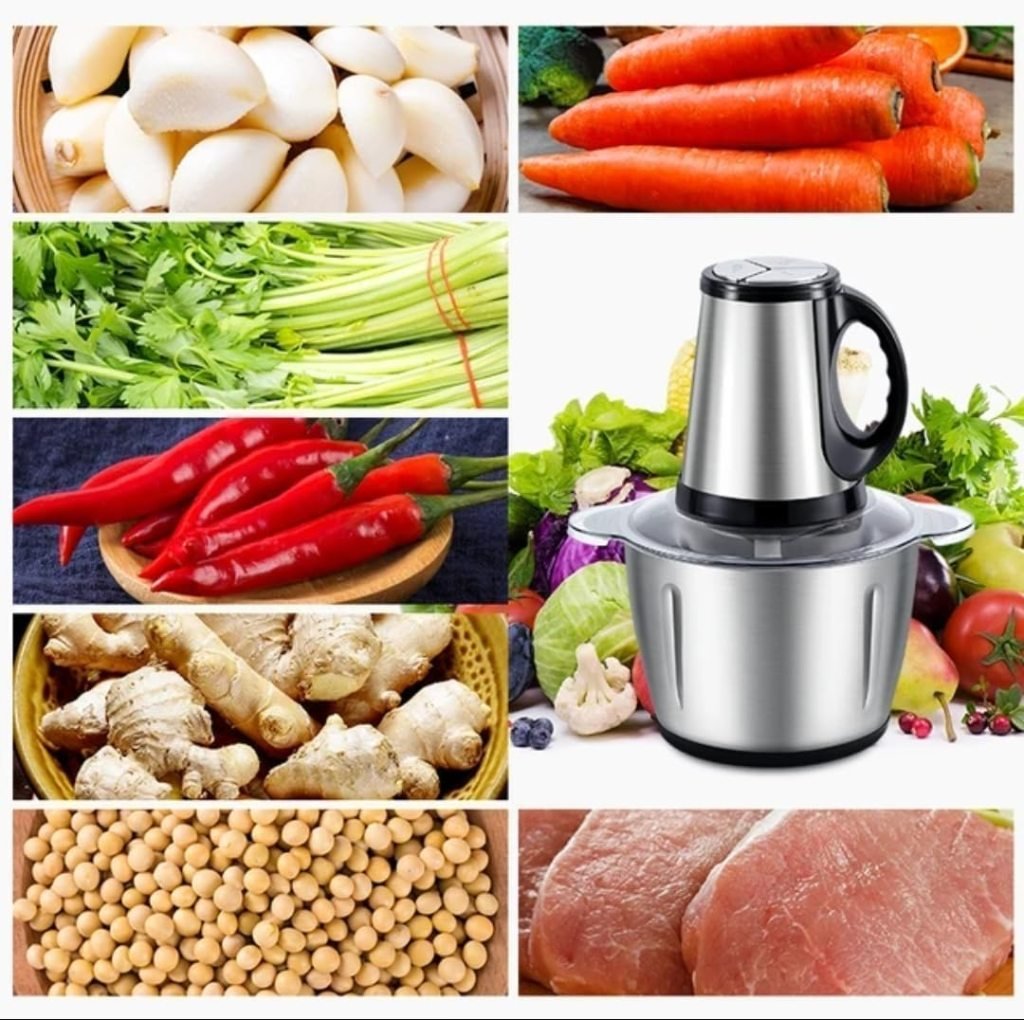 2Ltr Stainless Steel Meat Grinder With Handle