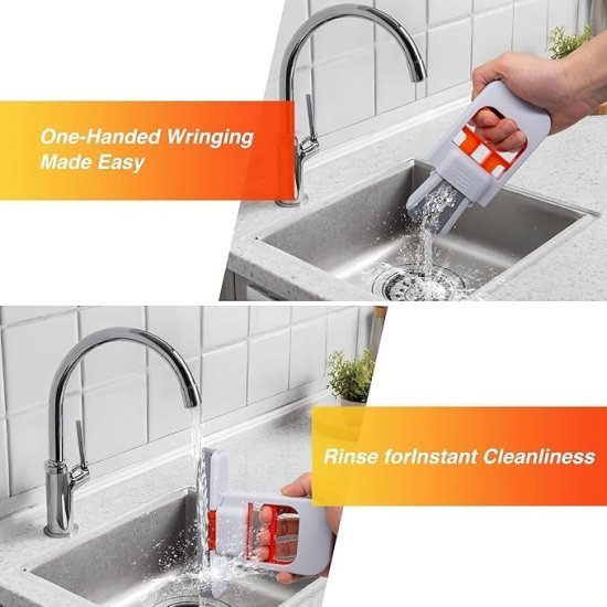 Mini Foldable Desktop Sponge Mop