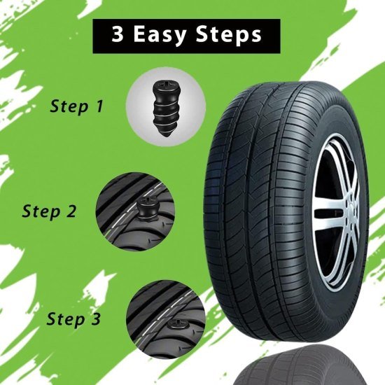 1 pcs Puncture Screw Vacuum Car Tyre Repair Nail
