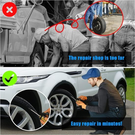 1 pcs Puncture Screw Vacuum Car Tyre Repair Nail