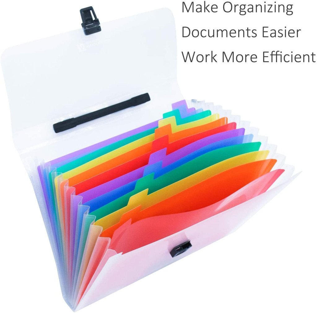 Rainbow File Folder 13 Pocket
