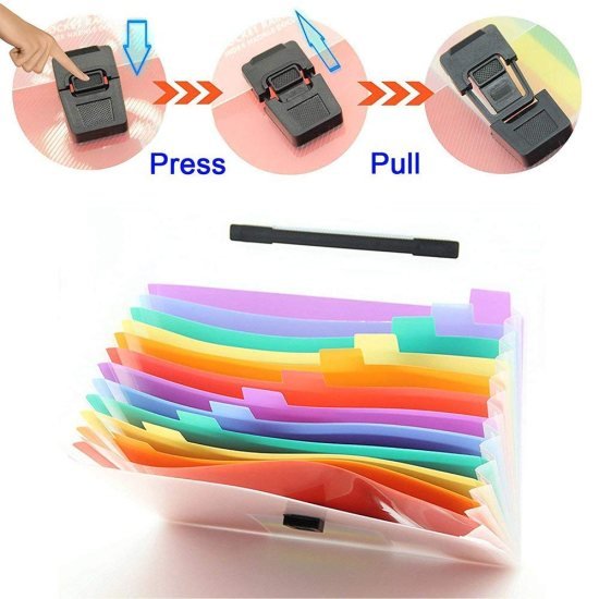 Rainbow File Folder 13 Pocket