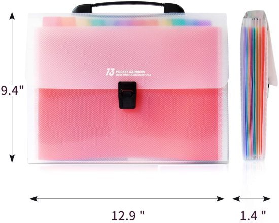 Rainbow File Folder 13 Pocket