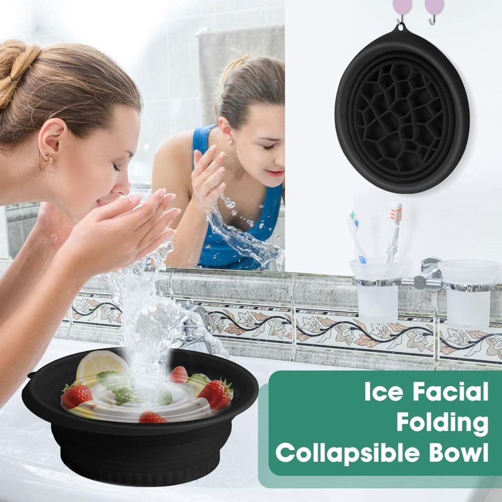 Silicone Face Washing Ice Bucket Bowl