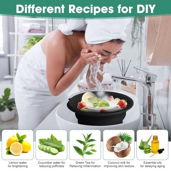 Silicone Face Washing Ice Bucket Bowl