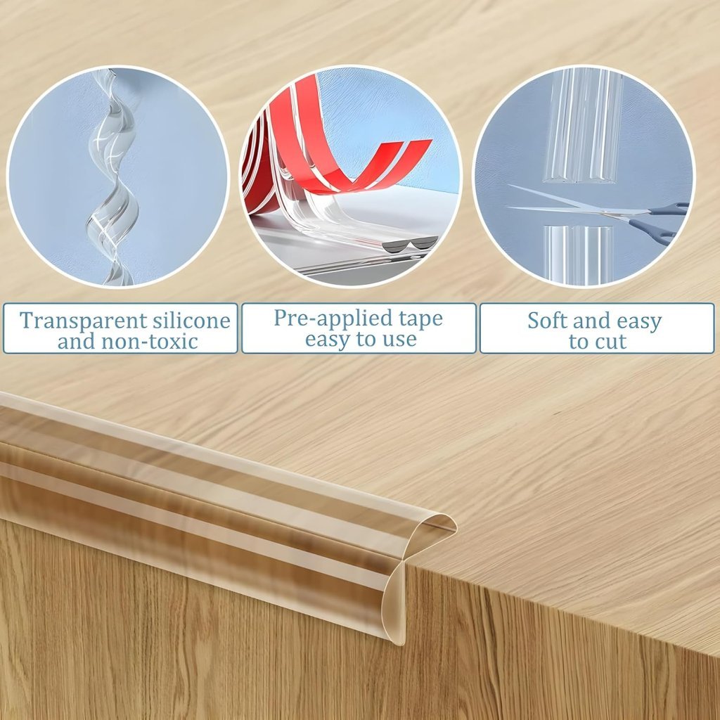 Silicone Transparent Edge Corner Protector tape 3mtr